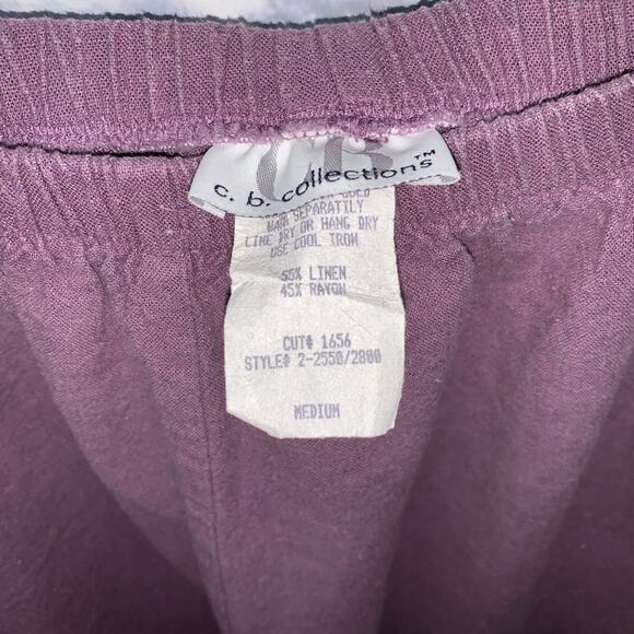 C. B. Collections Purple Capri - Picture 6 of 7